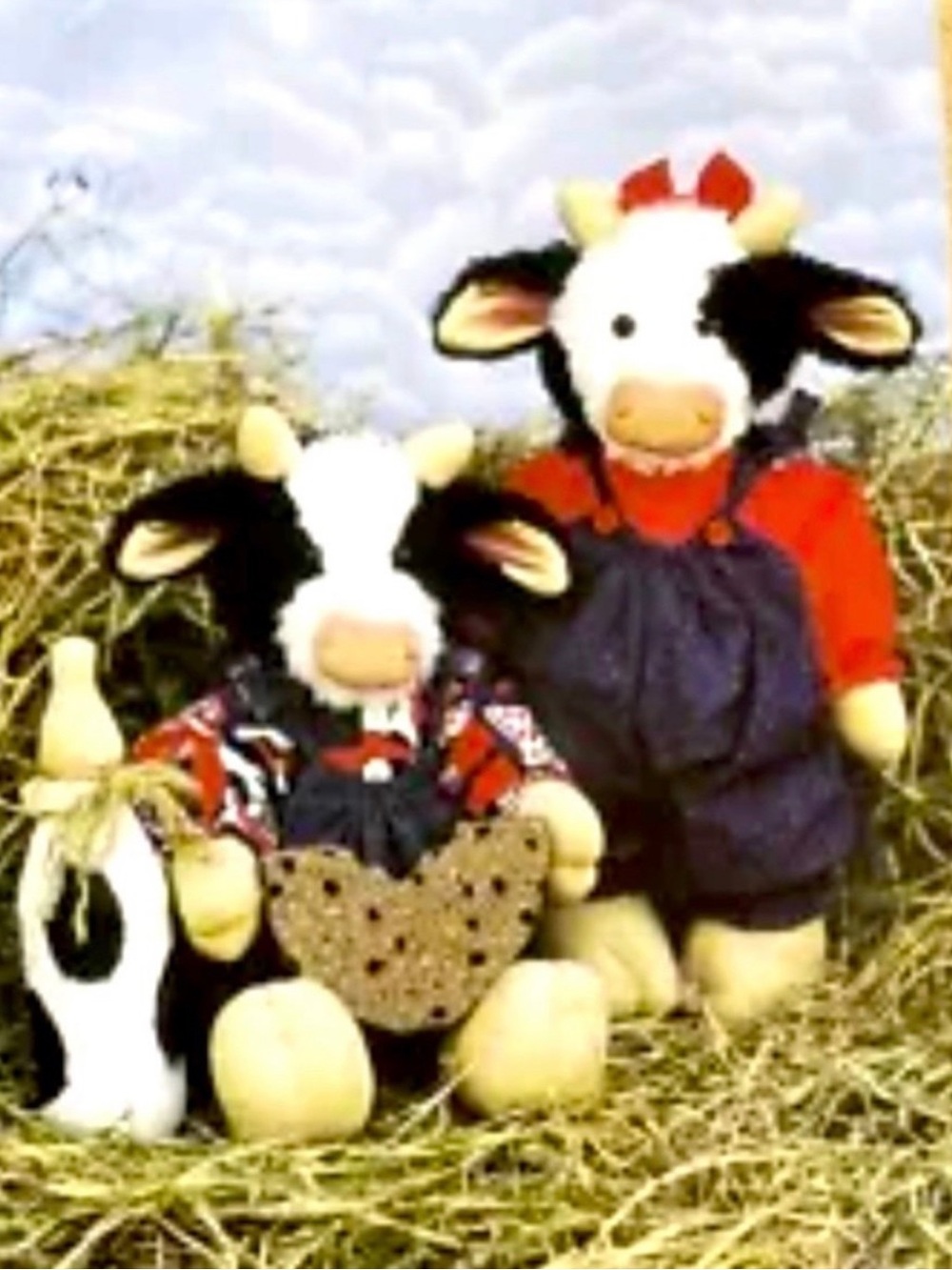 PATTERN Straw Stockings ~ Cookies ‘N’ Cream~ Cow Dolls NEW!